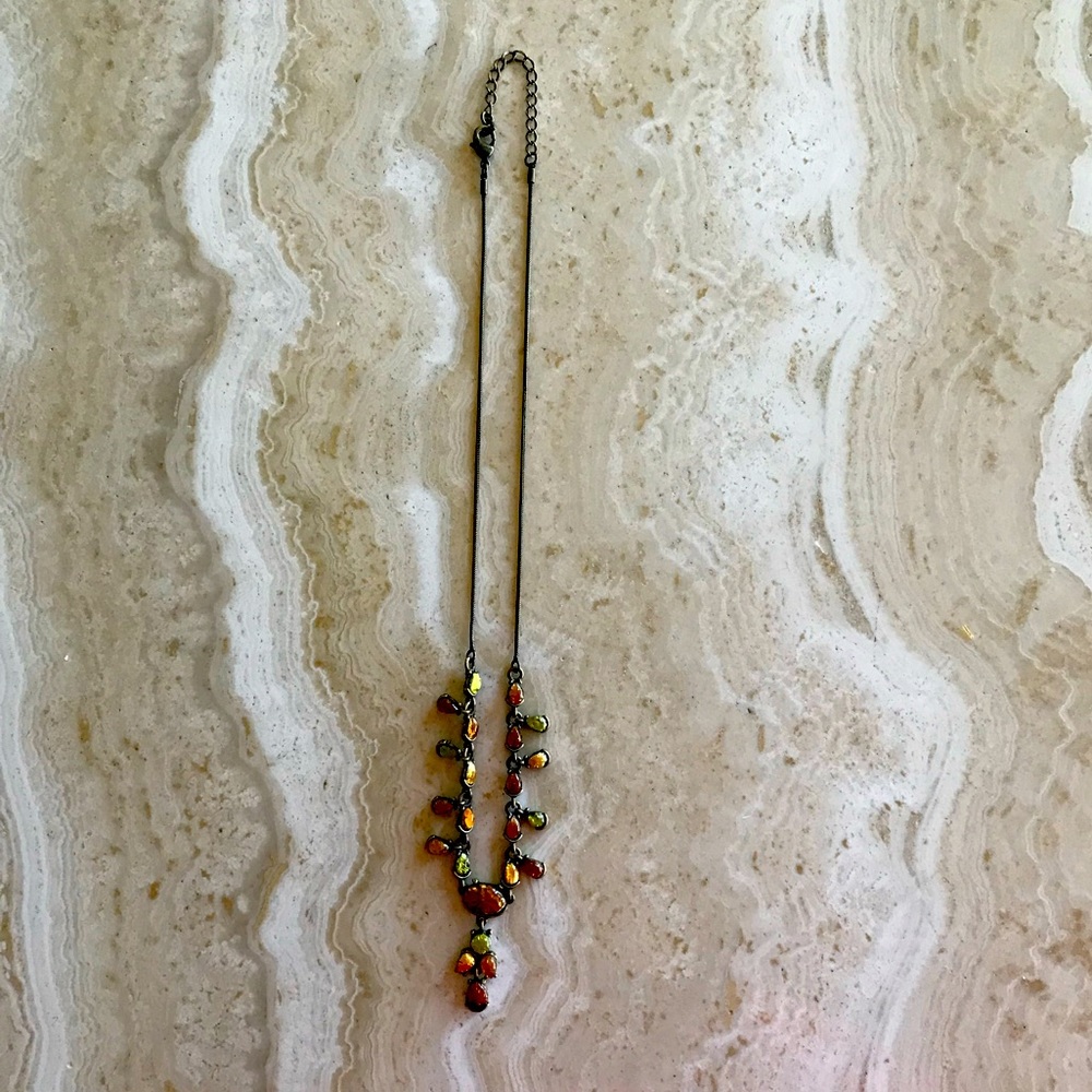 MULTICOLOR NECKLACE IN EARTHYCOLORS